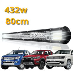 Barra Farol Led Automotiva 8D 80cm 432W Off Road Universal