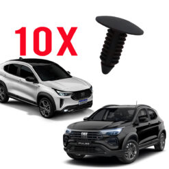 10 Grampo Fixação Carpete do Porta-Malas Fiat Pulse Fastback