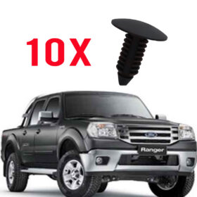 10 Grampo do Para Choque Radiador Ford Ranger 1998 a 2011