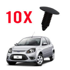 10 Grampo Forração Interna Colunas - Ford Ka 1997 a 2013