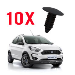 10 Grampo Forração Interna Ford Ka Hatch Sedan 2014 a 2021 