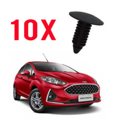 10 Grampo Forração Interna Colunas New Fiesta Hatch Sedan
