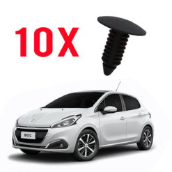 10 Grampo do Isolamento Cortafogo Peugeot 208 2013 a 2020