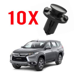 Kit 10 Grampos Grelha e Defletor Para-Choque Pajero Sport