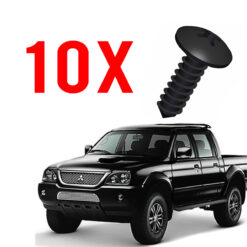 Kit 10 Parafusos Forro de Porta Mitsubishi L200 2005 a 2012