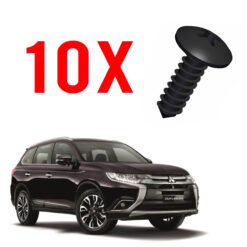 10 Parafusos Forro de Porta Mitsubishi Outlander 2008 a 2022