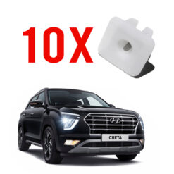 10 Buchas Para-Choque Fechaduras Hyundai Creta 2017 a 2023