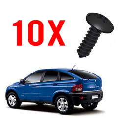 10 Parafusos Forro da Porta Ssangyoung Actyon 2006 a 2010