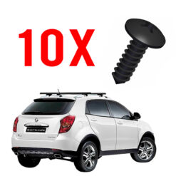Kit 10 Parafusos Forro Porta Ssangyoung Korando 2011 a 2018
