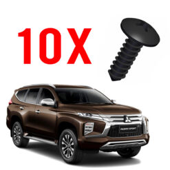 Kit 10 Parafusos Forro de Portas Pajero Sport 2020 a 2022