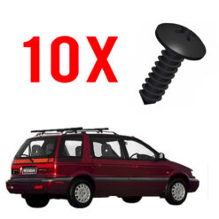 Kit 10 Parafusos Forro de Portas Mit Space Wagon 1993 a 2004
