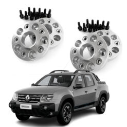 4 Espaçadores de Rodas 38mm Avm Renault Oroch 2011 a 2024
