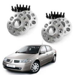 4 Espaçadores de Rodas 38mm Avm Renault Megane 2008 a 2011