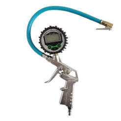 Calibrador Manômetro Digital 200 Psi Alumínio C/ Iluminação Azul
