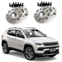 Jg 4 Espaçadores de Rodas 38mm AVM Jeep Compass 2016 a 2024