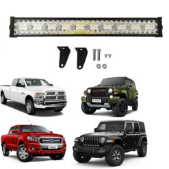 Barra Farol Led 8D Reta 55cm 390 Watts Off Road Universal