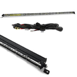 Barra Led 79cm 270W Strobo Dual Color 7D c/ Chicote Elétrico