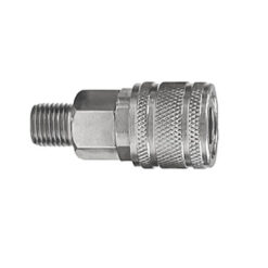 Engate Rápido Aço Galvanizado com Rosca Macho 1/4 Pol. NPT