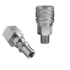 Kit Conector Engate Rápido + Pino com Rosca 1/4 Pol.  NPT