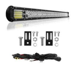 Barra de Led 92cm 504W Strobo Dual Color + Chicote Elétrico