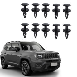 Kit Grampos do Para-Barro Traseiro Jeep Renegade 2015 a 2021