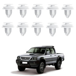 Kit Grampos Presilhas de Fixação Mitsubishi L200 2005 a 2012