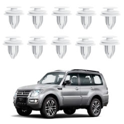 Kit 10 Grampos de Fixação Mitsubishi Pajero Full 2006 a 2022