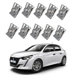 10 Porcas do Para-Barro Dianteiro Peugeot 208 2020 a 2024