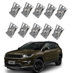 Kit 10 Porcas da Grade do Radiador Jeep Compass 2017 a 2021