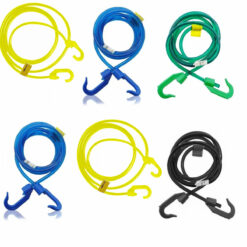 6 Elásticos Extensor Silicone 8mm p/ Fixação 2 metros Eqmax
