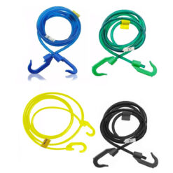 4 Elásticos Extensor Silicone 8mm p/ Fixação 2 metros Eqmax