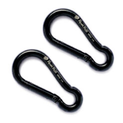 2 Chaveiros Mosquetão em Aço Resistência 360Kgf Alpen Pass