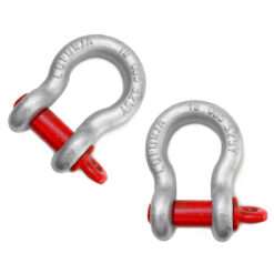 2 Manilhas Curva 5/8 16mm Pino Roscado Alloy 3.25Ton Coforja