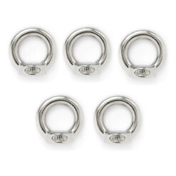 5 Porcas Olhal 12mm Rosca Métrica em Aço Inox 316 Alpen Pass