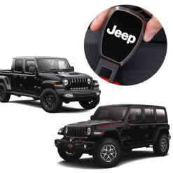 Fivela Extensor p Cinto Segurança Preto Wrangler e Gladiator