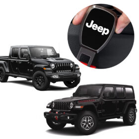 Fivela Extensor p Cinto Segurança Preto Wrangler e Gladiator