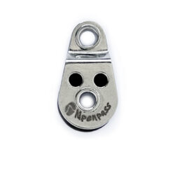 Moitão Náutico Inox Bloco Não Removível Roldana Nylon 19mm