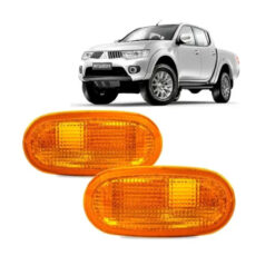 Par Lente Pisca Lateral Para-Lama L200 Triton 2007 a 2017