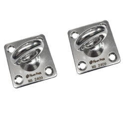 Kit 2 Alças Giratórias Base Quadrada 8mm Inox 316 Alpen Pass