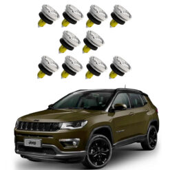 Kit 10 Grampos do Forro das Portas Jeep Compass 2016 a 2021
