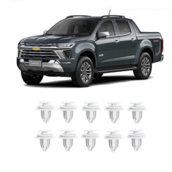 Kit 10 Grampos Fixação Para Lamas Dianteiros S10 2012 a 2024