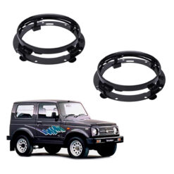 2 Suportes p/ Farol Led 7 Pol Suzuki Samurai - Todos Anos