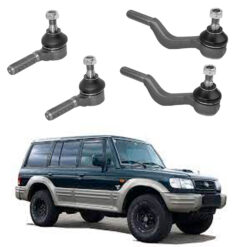 Kit 4 Terminais Direção Esq Dir Hyundai Galloper 1997 a 2002